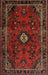 Machine Washable Traditional Dark Sienna Brown Rug, wshtr1825