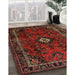 Machine Washable Traditional Dark Sienna Brown Rug in a Family Room, wshtr1825