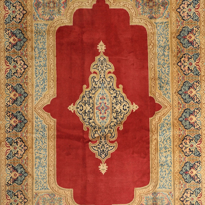 Traditional Gold Medallion Rug, tr1826