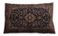 Traditional Classic Rectangular Dark Almond Brown Lumbar Throw Pillow, 13 inch by 19 inch, lbtr1828