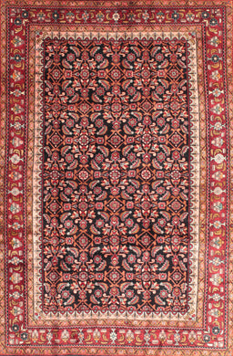 Machine Washable Traditional Sunrise Orange Rug, wshtr182