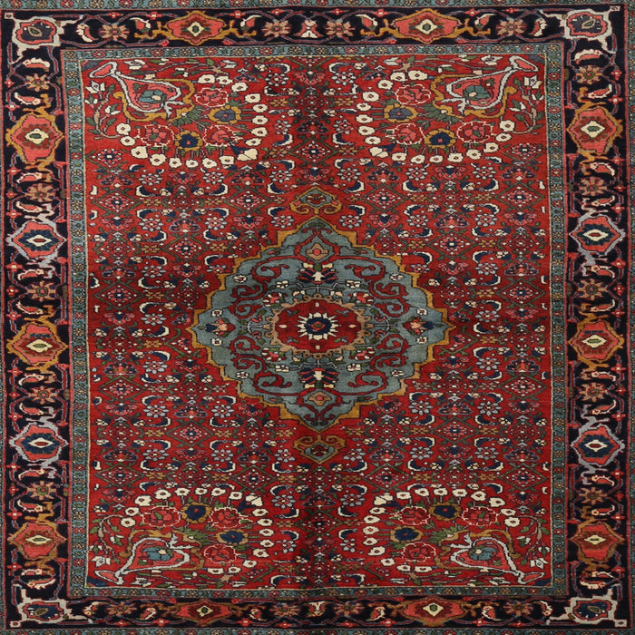 Square Traditional Brown Persian Rug, tr1830