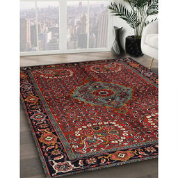 Traditional Brown Persian Rug in Family Room, tr1830