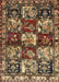 Machine Washable Traditional Peru Brown Rug, wshtr1832