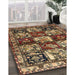 Machine Washable Traditional Peru Brown Rug in a Family Room, wshtr1832