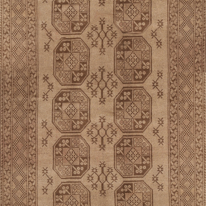 Machine Washable Traditional Saddle Brown Rug, wshtr1833