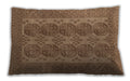 Traditional Classic Rectangular Saddle Brown Lumbar Throw Pillow, 13 inch by 19 inch, lbtr1833