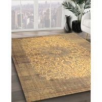 Traditional Orange Medallion Rug, tr1834