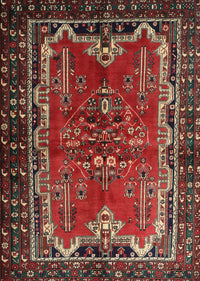 Machine Washable Traditional Brown Rug, wshtr1836