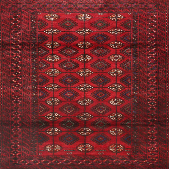 Square Traditional Red Persian Rug, tr1838