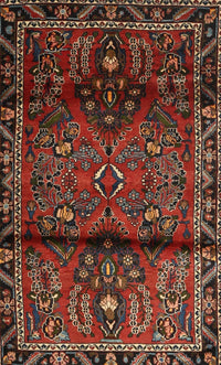 Machine Washable Traditional Sienna Brown Rug, wshtr1839