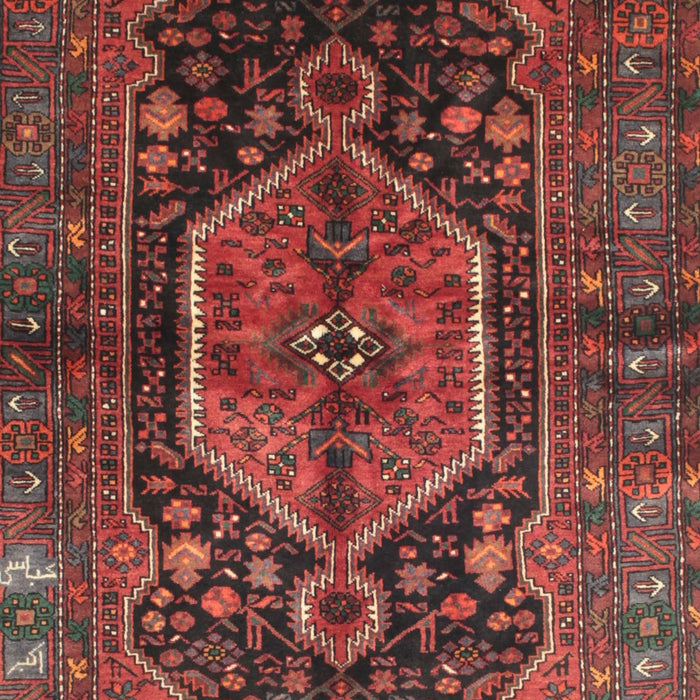 Traditional Sienna Brown Persian Rug, tr183