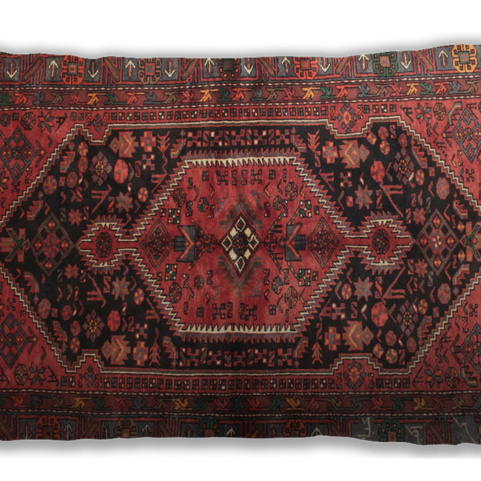 Traditional Classic Rectangular Sienna Brown Lumbar Throw Pillow, 13 inch by 19 inch, lbtr183