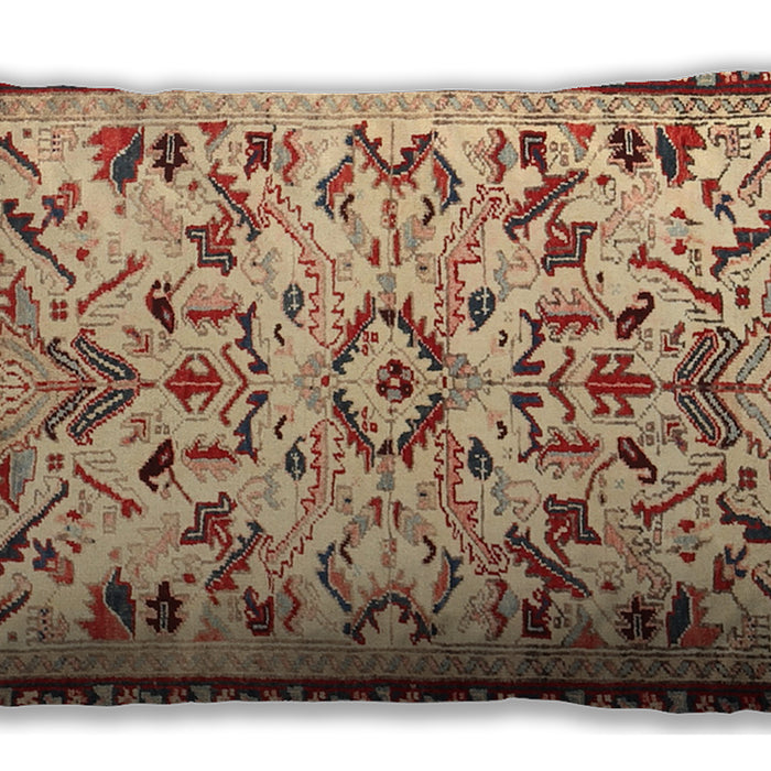 Traditional Classic Rectangular Chestnut Red Lumbar Throw Pillow, 13 inch by 19 inch, lbtr1841