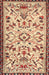 Traditional Chestnut Red Animal Rug, tr1841