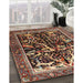 Machine Washable Traditional Orange Brown Rug in a Family Room, wshtr1844