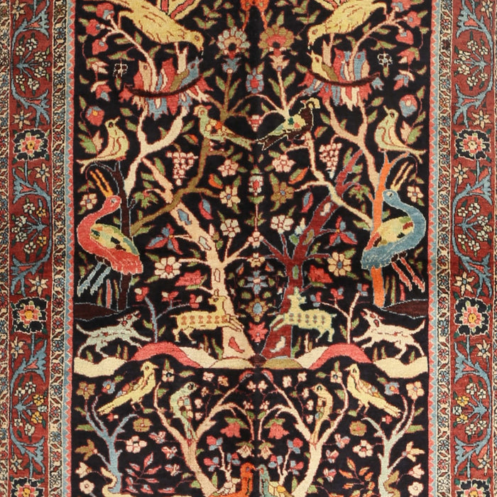 Machine Washable Traditional Orange Brown Rug, wshtr1844