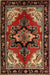 Machine Washable Traditional Maroon Red Rug, wshtr1845