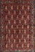 Traditional Saffron Red Persian Rug, tr1846