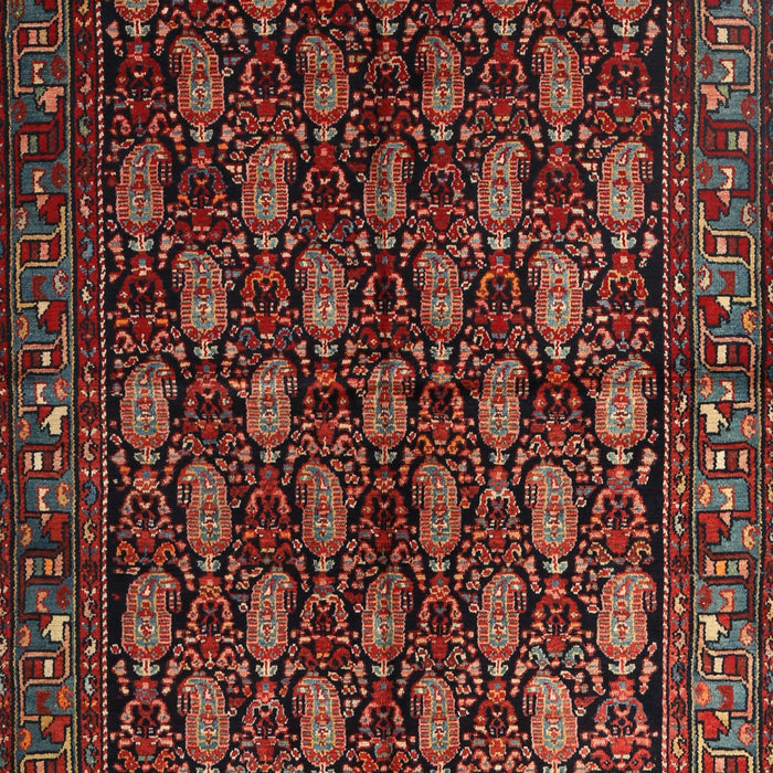 Traditional Saffron Red Persian Rug, tr1846