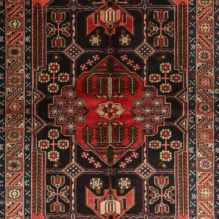 Traditional Sienna Brown Persian Rug, tr1847