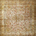Square Traditional Light Brown Persian Rug, tr1848
