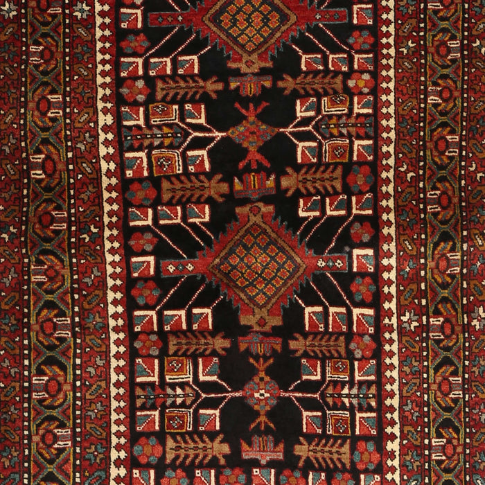 Traditional Dark Sienna Brown Persian Rug, tr1849