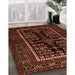 Machine Washable Traditional Dark Sienna Brown Rug in a Family Room, wshtr1849