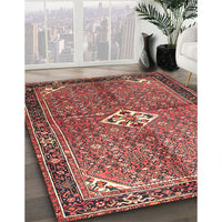 Traditional Orange Salmon Pink Persian Rug, tr184