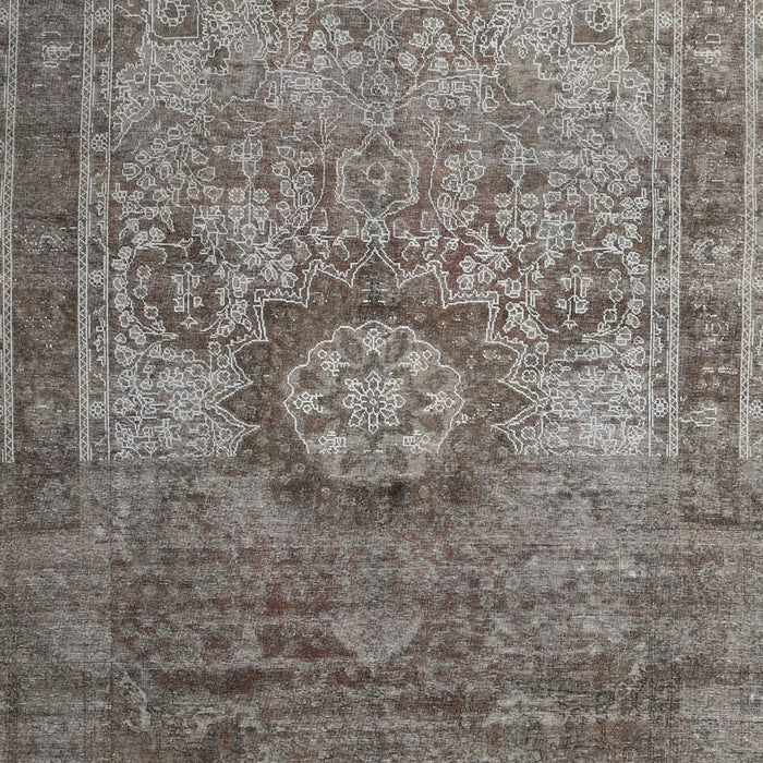 Machine Washable Traditional Gunmetal Gray Rug, wshtr1850