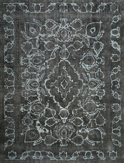 Machine Washable Traditional Silver Gray Rug, wshtr1852