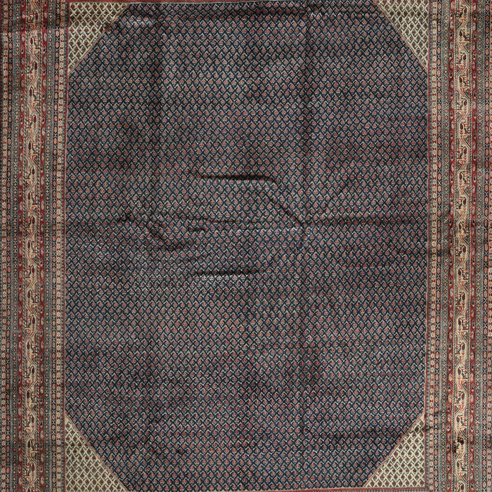 Traditional Burgundy Brown Persian Rug, tr1853