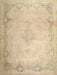 Traditional Brown Gold Persian Rug, tr1857