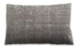 Traditional Classic Rectangular Rose Dust Purple Lumbar Throw Pillow, 13 inch by 19 inch, lbtr1858