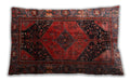 Traditional Classic Rectangular Chestnut Brown Lumbar Throw Pillow, 13 inch by 19 inch, lbtr1859