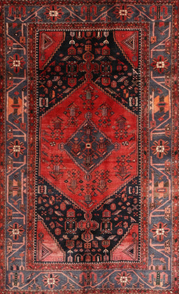 Machine Washable Traditional Chestnut Brown Rug, wshtr1859