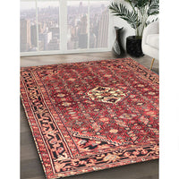 Traditional Sunrise Orange Persian Rug, tr185