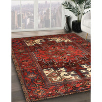 Traditional Sienna Brown Persian Rug, tr1860