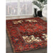 Machine Washable Traditional Sienna Brown Rug in a Family Room, wshtr1860