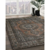 Traditional Mocha Brown Persian Rug, tr1863