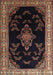 Machine Washable Traditional Chocolate Brown Rug, wshtr1865