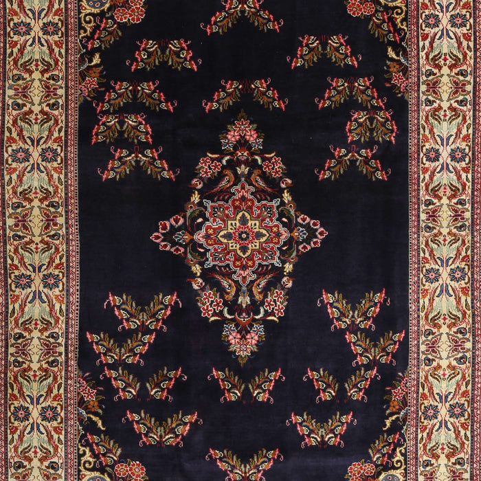 Machine Washable Traditional Chocolate Brown Rug, wshtr1865