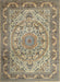 Traditional Brown Medallion Rug, tr1868