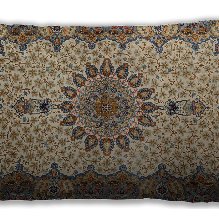 Traditional Classic Rectangular Sepia Brown Lumbar Throw Pillow, 13 inch by 19 inch, lbtr1870