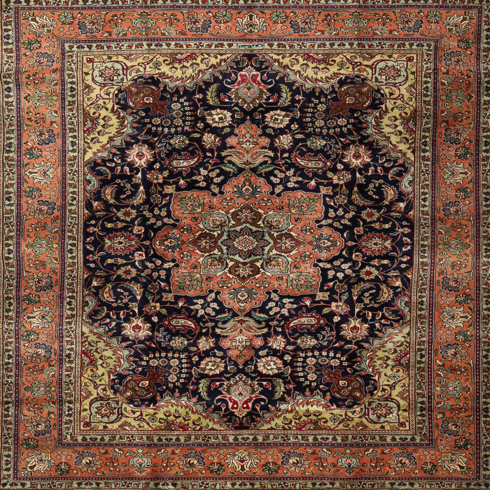 Square Traditional Red Persian Rug, tr1871