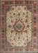 Traditional Brownish Green Persian Rug, tr1873