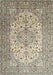 Machine Washable Traditional Brown Rug, wshtr1877