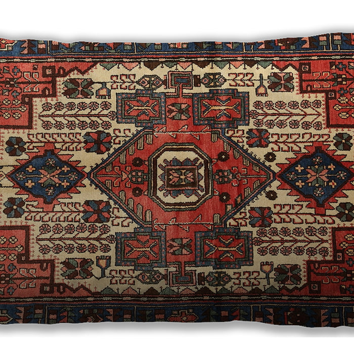 Traditional Classic Rectangular Dark Almond Brown Lumbar Throw Pillow, 13 inch by 19 inch, lbtr1878