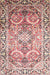 Machine Washable Traditional Cherry Red Rug, wshtr187