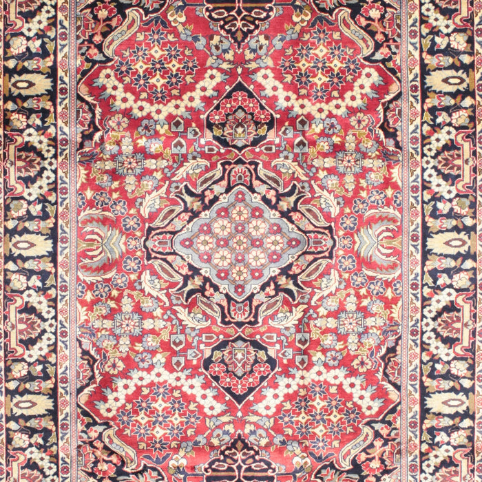 Machine Washable Traditional Cherry Red Rug, wshtr187